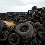 Tyre Dump In Spanish Countryside